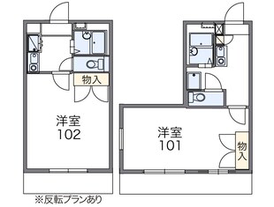 レオパレスフォンテーヌIIIの物件間取画像